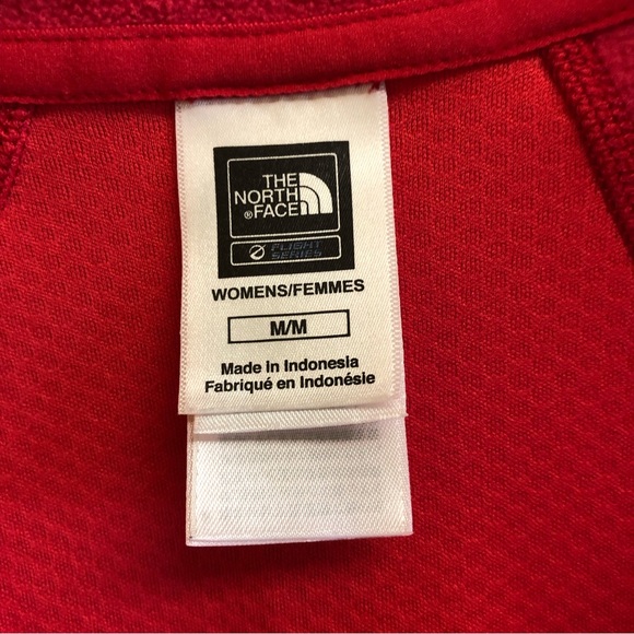 THE NORTH FACE Flight Series Women's Fleece / Salmon Shirt Medium 1/4 Zip Active - Picture 6 of 13